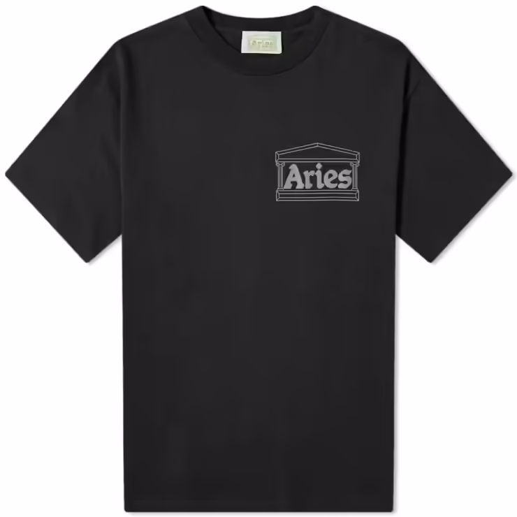 Aries Temple T-Shirt 'Black'