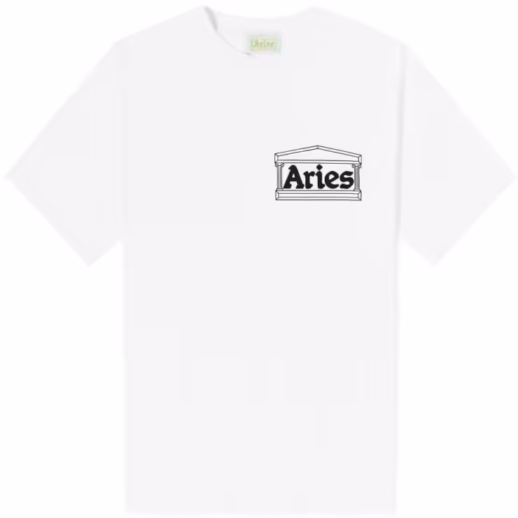 Aries Temple T-Shirt 'White'
