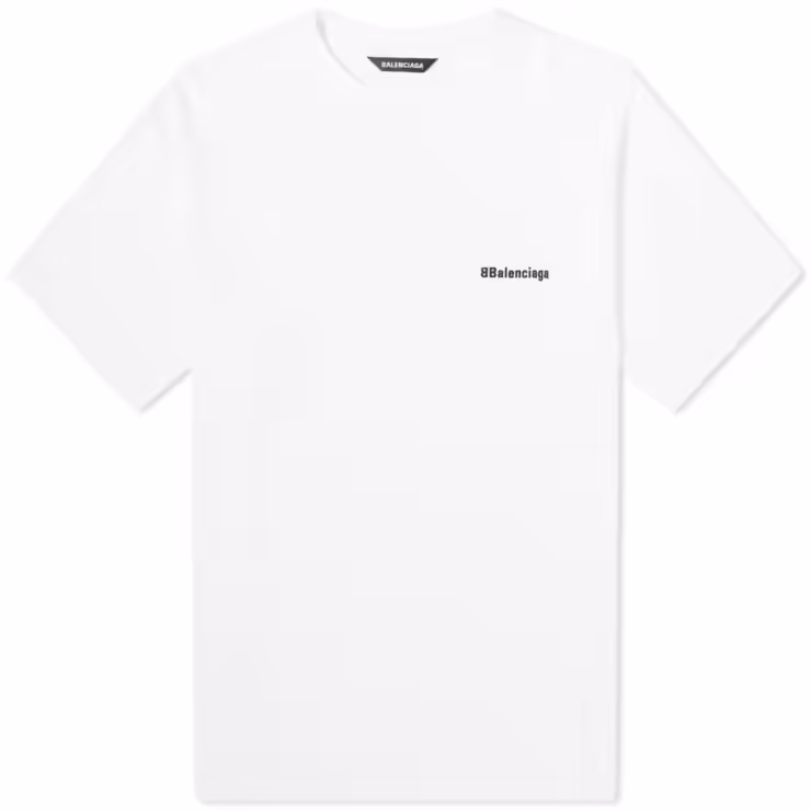 Balenciaga BB Corporate T-Shirt 'White'