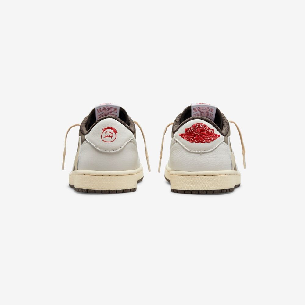 Air Jordan 1 Low x Travis Scott 'Sail, Red & Ridgerock'