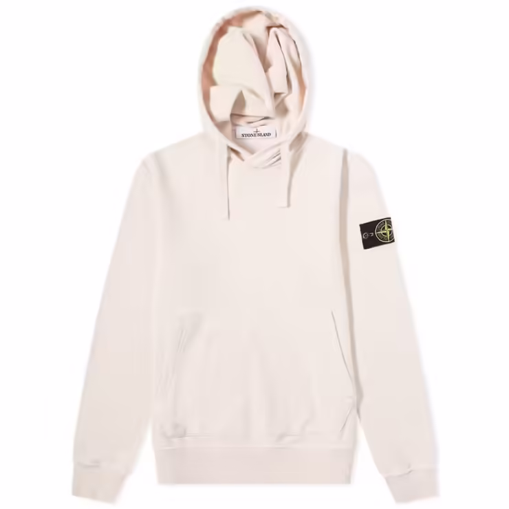 Stone Island Garment Dyed Hoody 'Light Pink'