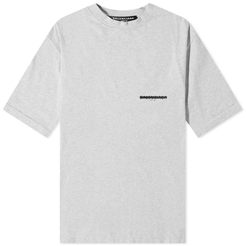 Balenciaga Plain White Tshirt with Logo Tag Detail Size XXS UK 4   Sellier
