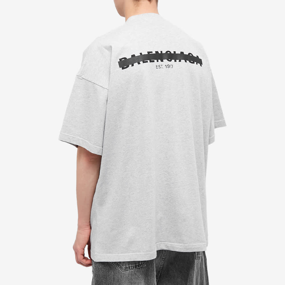 Balenciaga Strike 1917 Oversized T-Shirt 'Grey' | MRSORTED