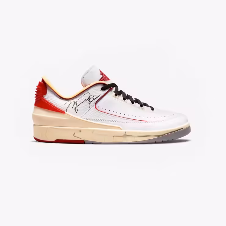 Air Jordan 2 Low x Off-White 'White & Varsity Red'