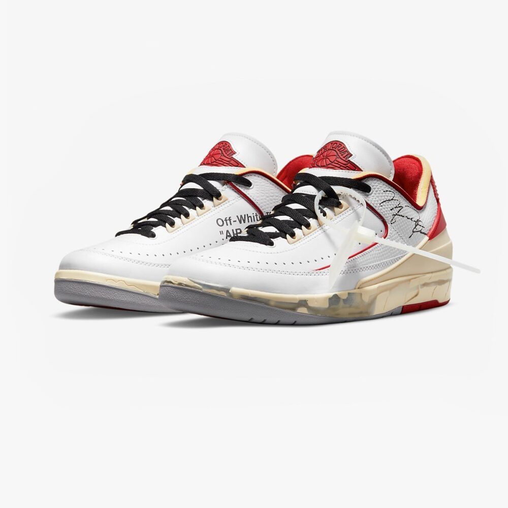 Air Jordan 2 Low x Off-White 'White & Varsity Red'
