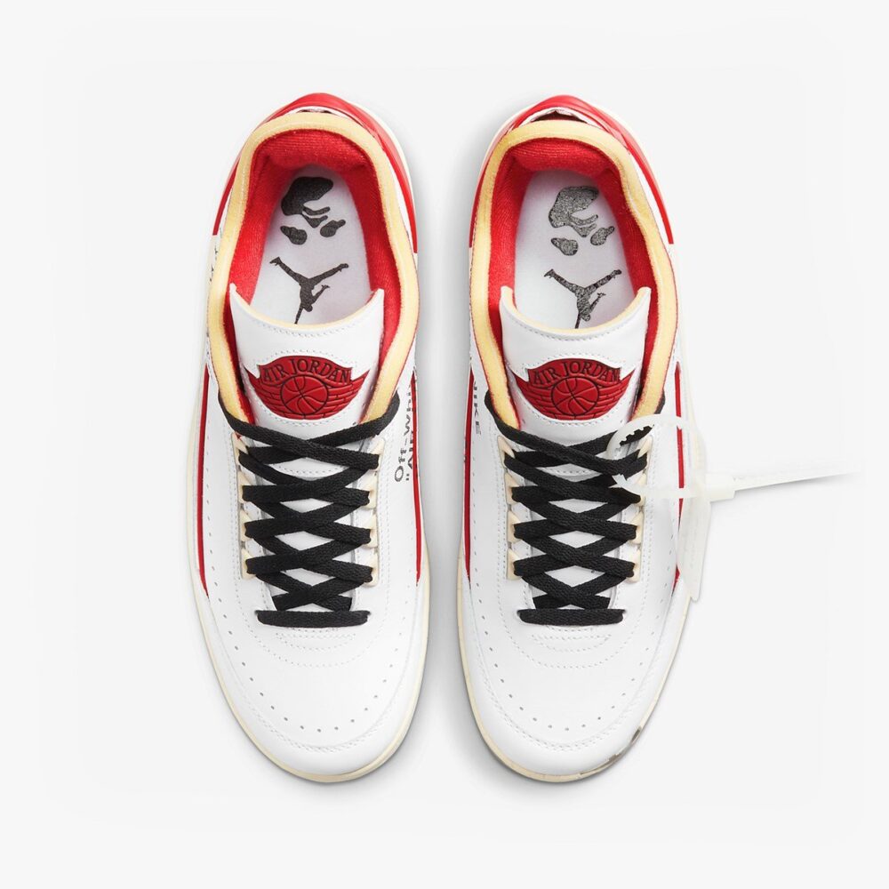 Air Jordan 2 Low x Off-White 'White & Varsity Red'