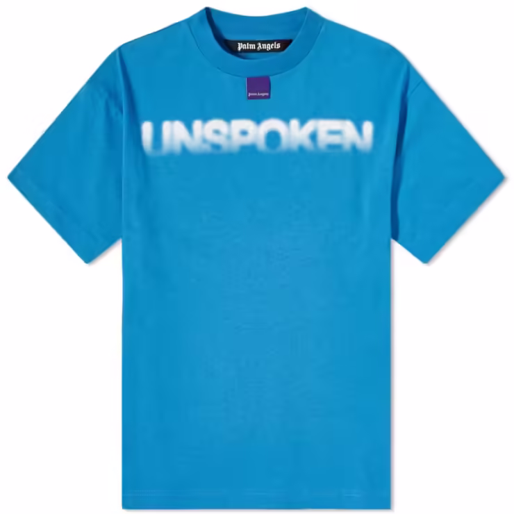 Palm Angels Unspoken T-Shirt 'Blue'