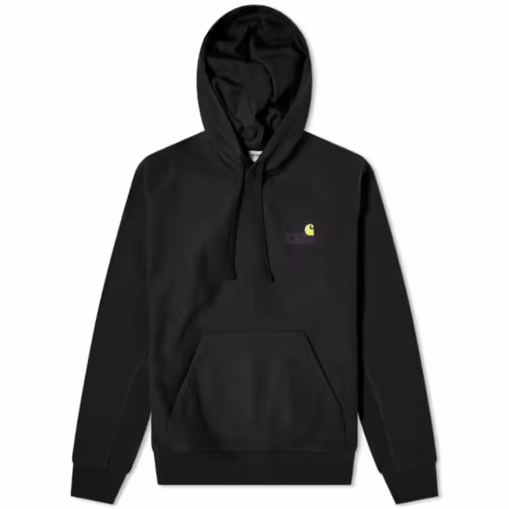Carhartt WIP American Script Hoody 'Black'