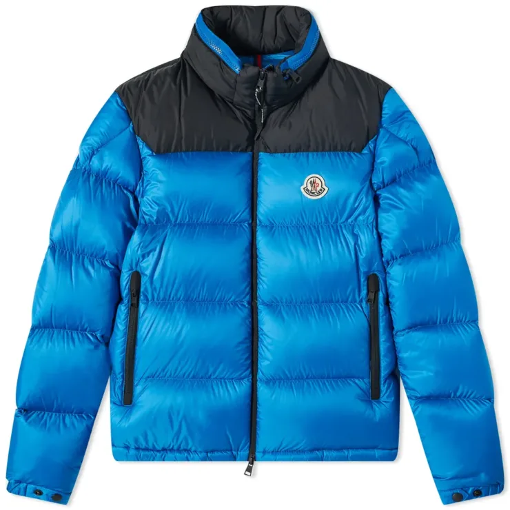 Moncler Peuplier Down Jacket 'Blue & Black'