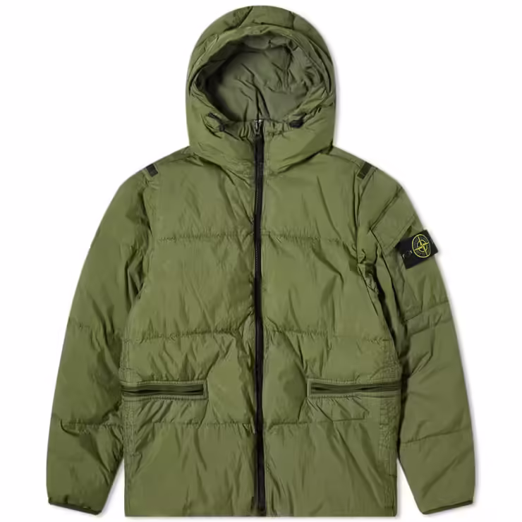 Stone Island Crinkle Reps R-Ny Jacket 'Olive'