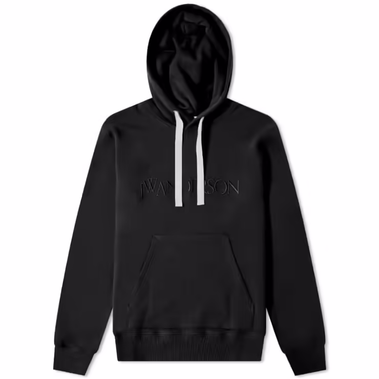 JW Anderson Classic Logo Hoody 'Black'