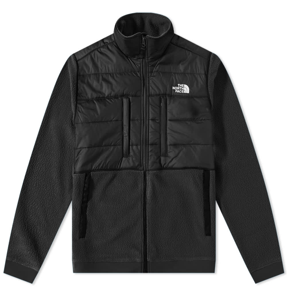 north face denali jacket black