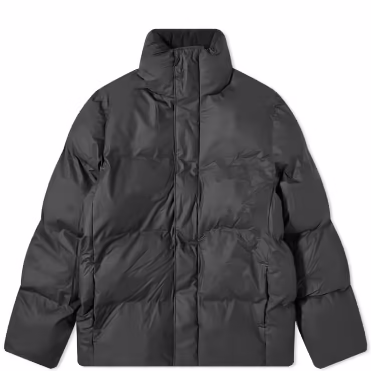 Rains Boxy Puffer Jacket 'Black'
