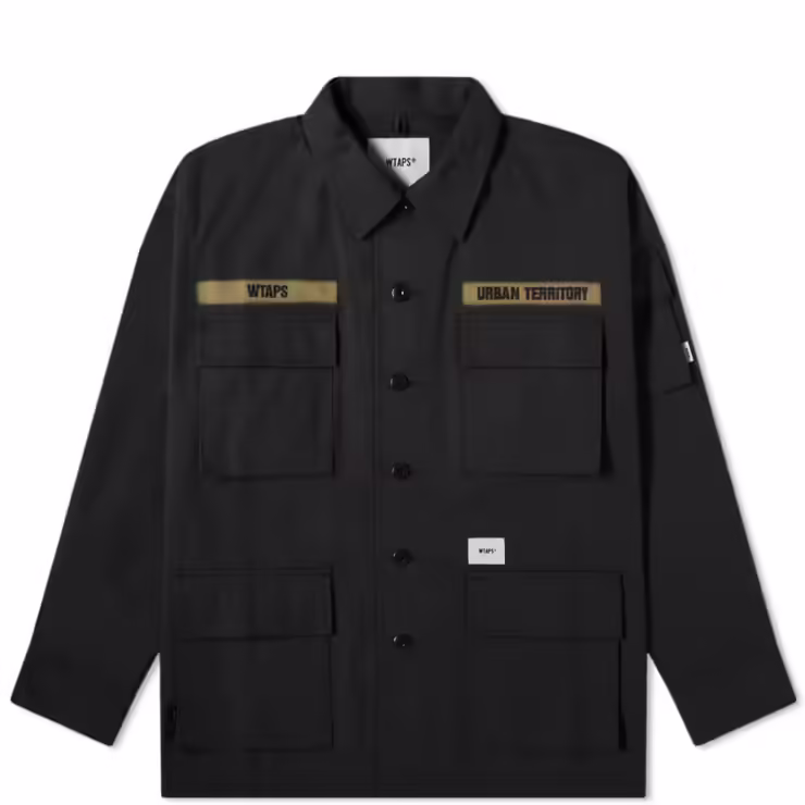 WTAPS Ripstop CORDURA® Woven Jungle Overshirt 'Black'