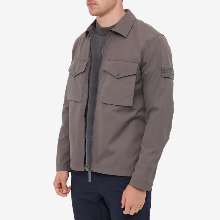 Stone Island Ghost O-Ventile® Overshirt 'Dark Grey' | MRSORTED