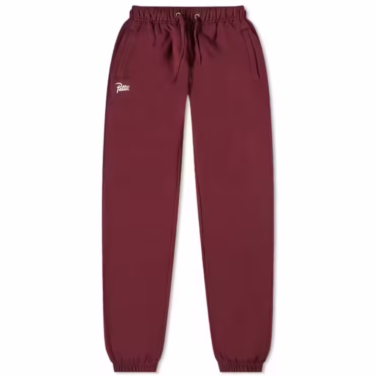 Patta Basic Joggers 'Burgundy Red'