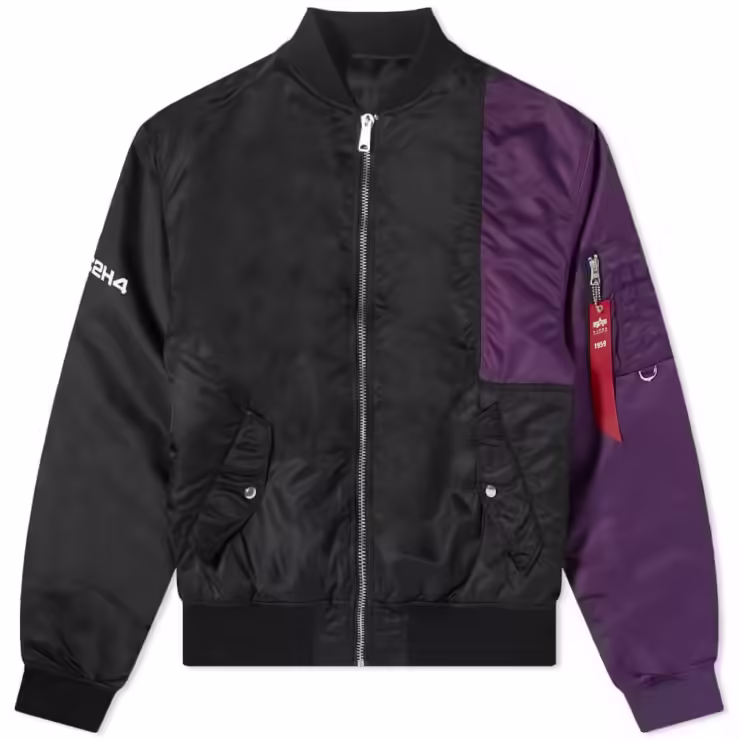Mastermind x C2H4 Bomber Jacket 'Black & Purple'