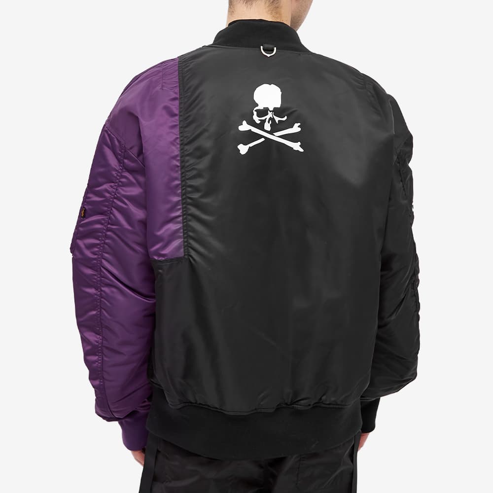 Mastermind x C2H4 Bomber Jacket Black Purple MRSORTED