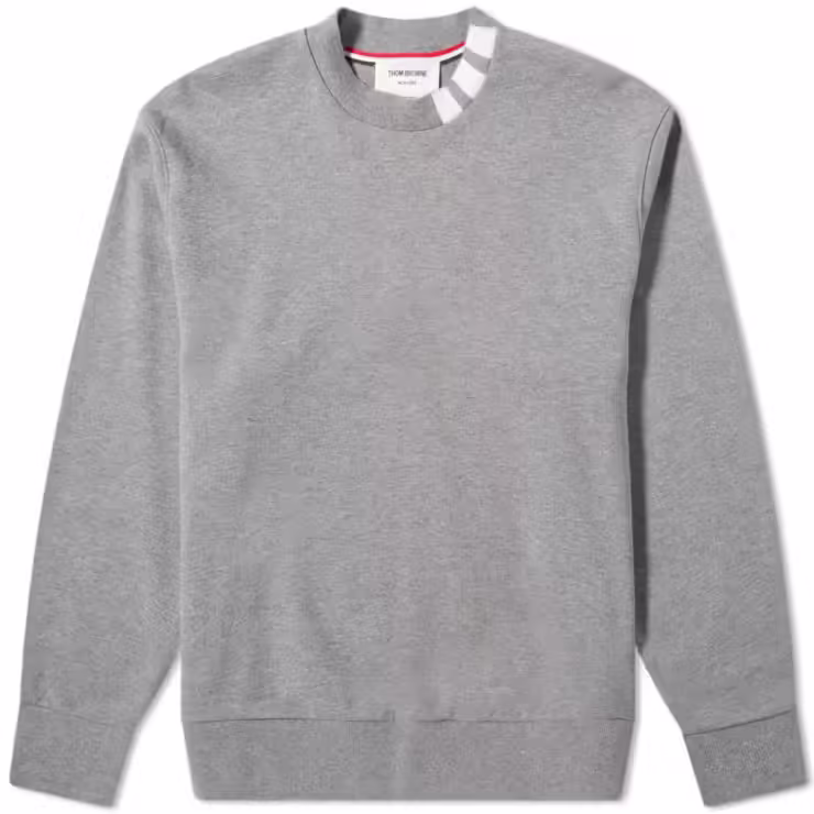 Thom Browne 4-Bar Mock Neck Sweatshirt 'Medium Grey'