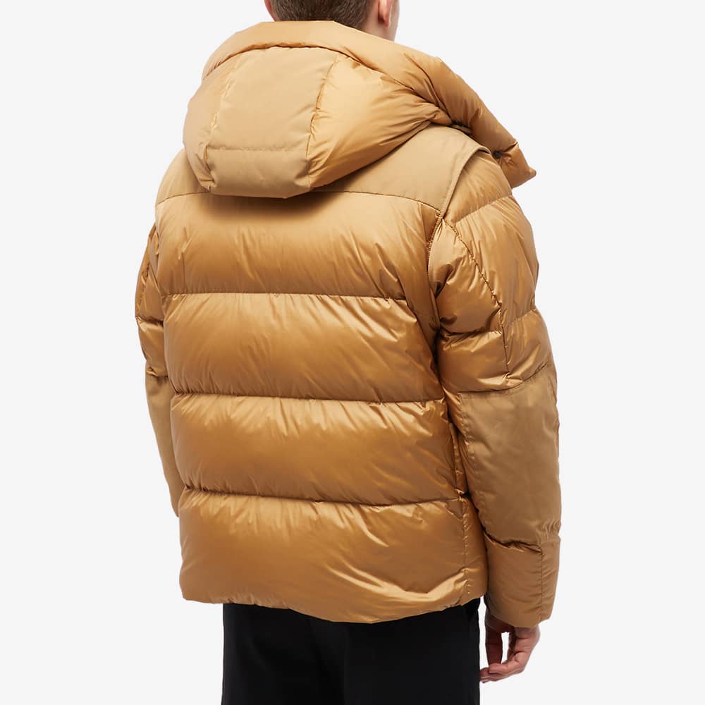 Burberry Detachable Sleeve Hooded Puffer Jacket 'Warm Honey