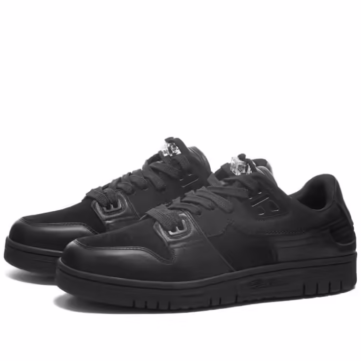 Acne Studios STHLM Low Mix Face Sneaker 'Black'