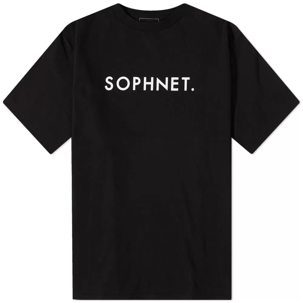 SOPHNET. Logo Baggy T-Shirt 'Black' | MRSORTED