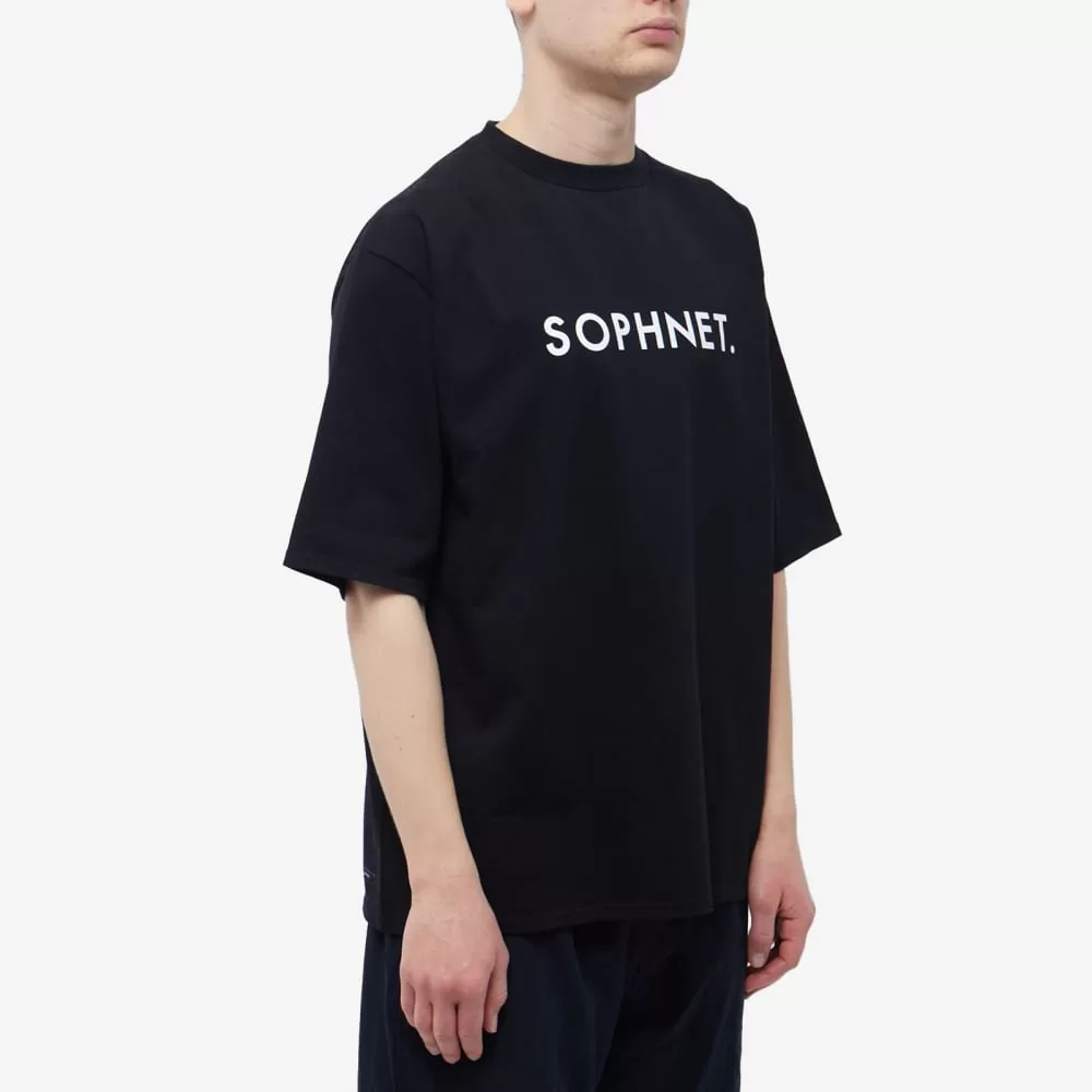 SOPHNET. Logo Baggy T-Shirt 'Black' | MRSORTED