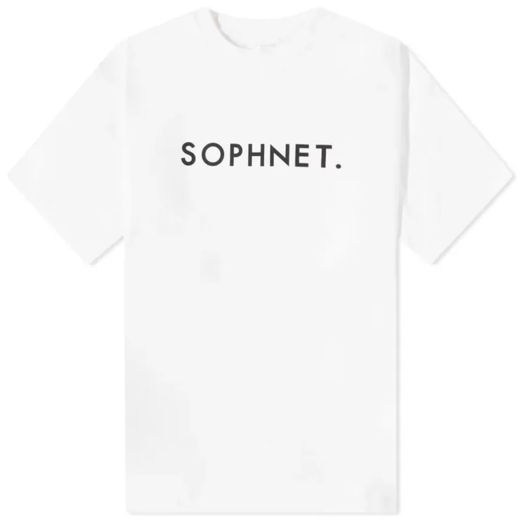 SOPHNET. Logo Baggy T-Shirt 'White'