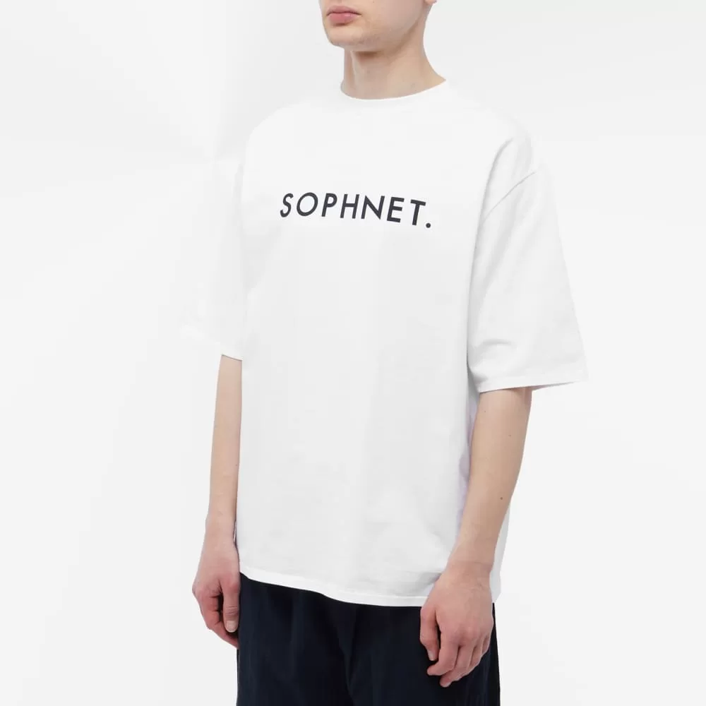 SOPHNET. Logo Baggy T-Shirt 'White' | MRSORTED