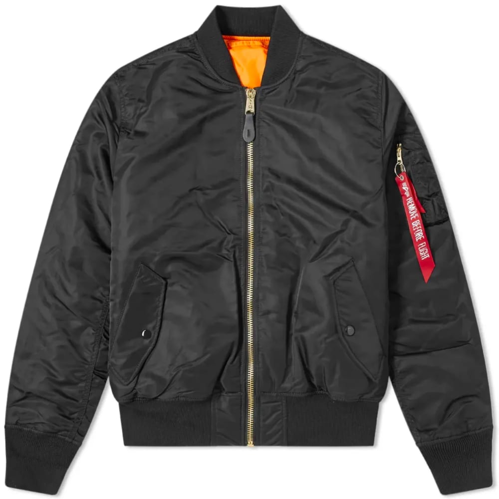 Alpha Industries Classic MA 1 Jacket Black MRSORTED