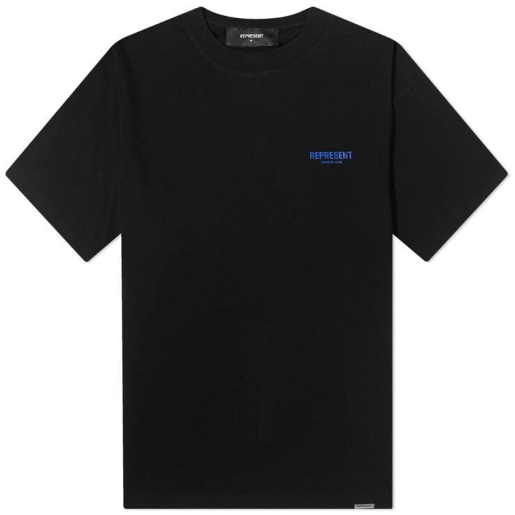 Represent Owners' Club T-Shirt 'Black Cobalt'