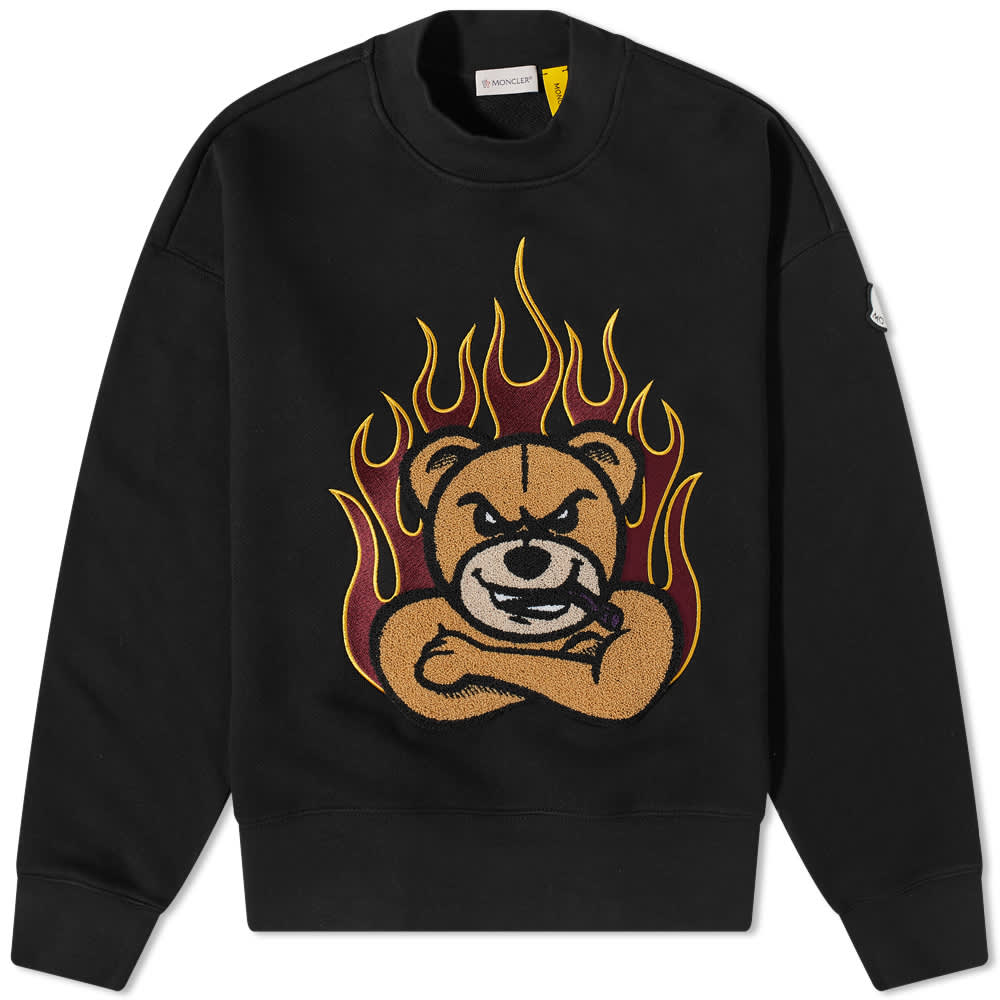 Moncler Genius 8 Palm Angels Angry Bear Sweatshirt 'Black' | MRSORTED Moncler Genius 8 Palm Angels Angry Bear Sweatshirt 'Black' | MRSORTED