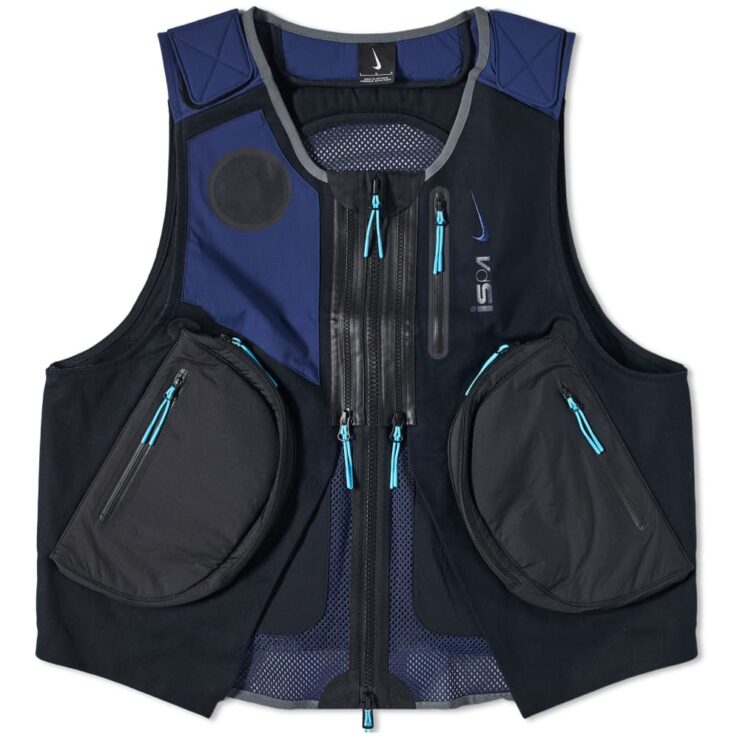 Nike ISPA Gilet 2.0 'Black, Navy & Grey'