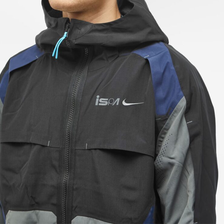 Nike ISPA Jacket 'Black, Navy & Grey' | MRSORTED