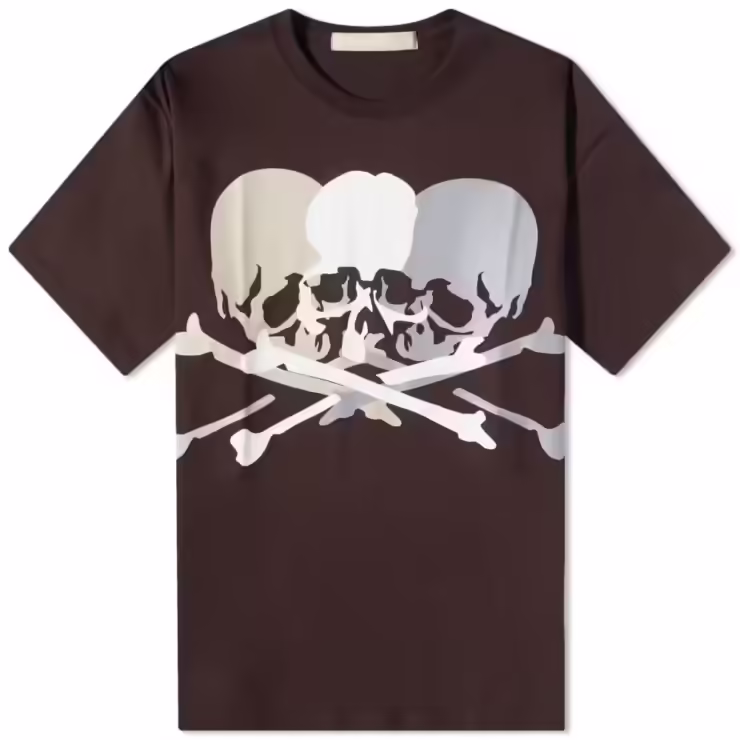 Mastermind World Triple Logo T-Shirt 'Brown'