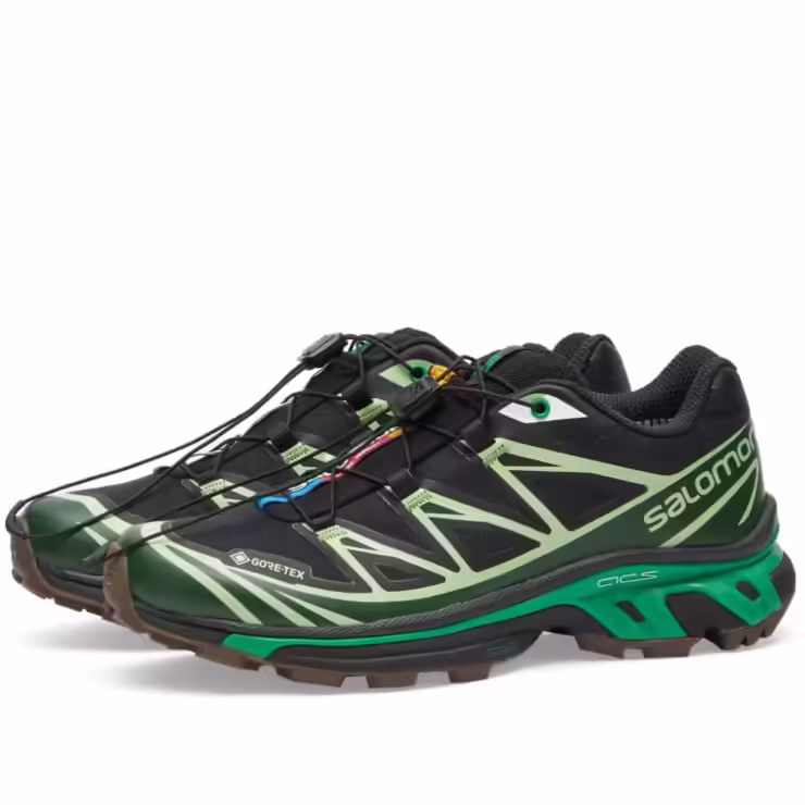 Salomon XT-6 GORE-TEX® 'Black, Eden & Green Ash'