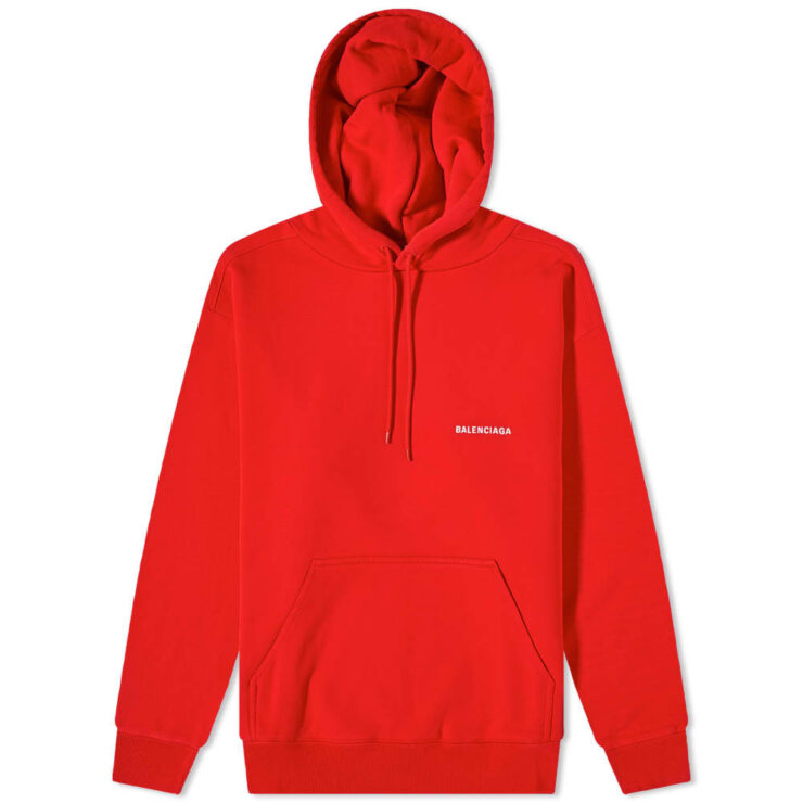 Balenciaga back best sale logo hoodie