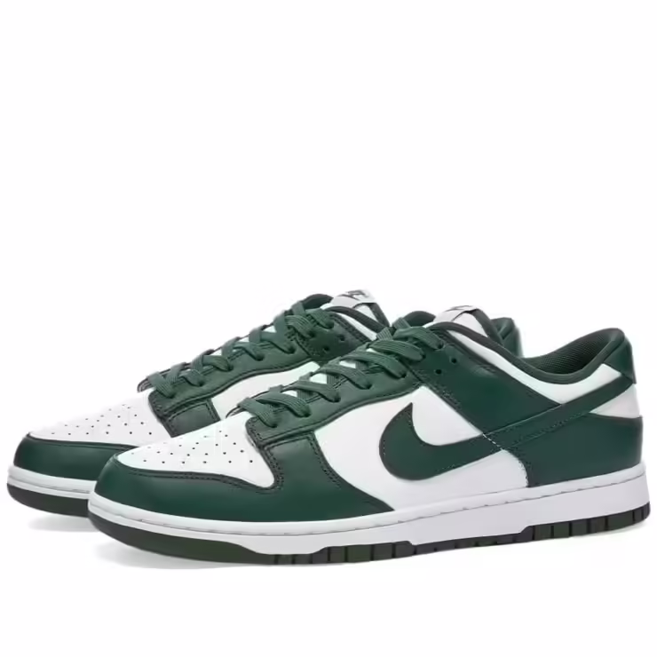 Nike Dunk Low 'Team Green & White'