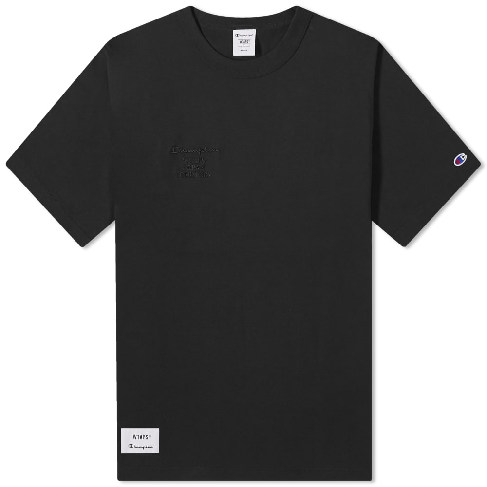 WTAPS x Champion Academy T-Shirt 'Black' | MRSORTED