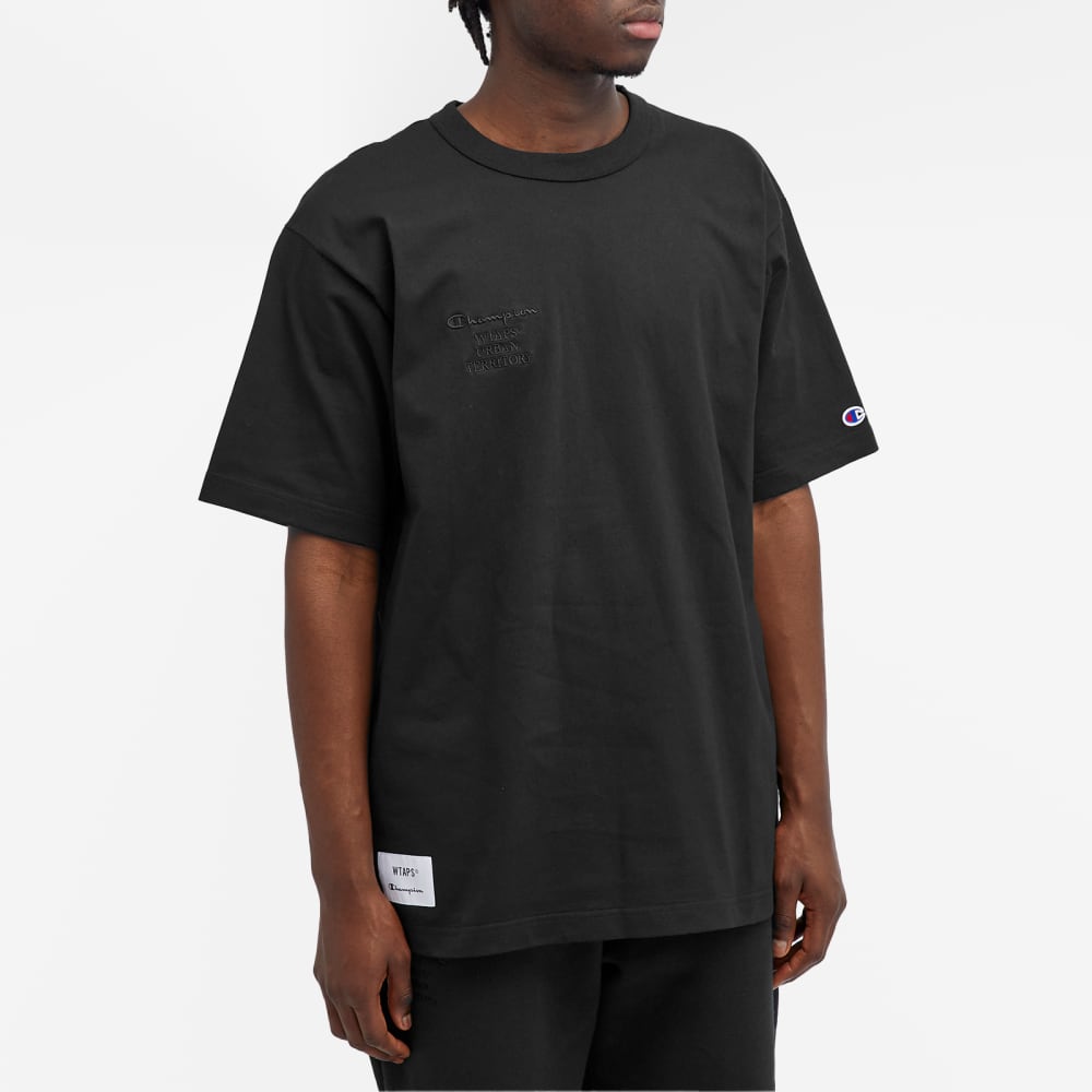 WTAPS x Champion Academy T-Shirt 'Black' | MRSORTED