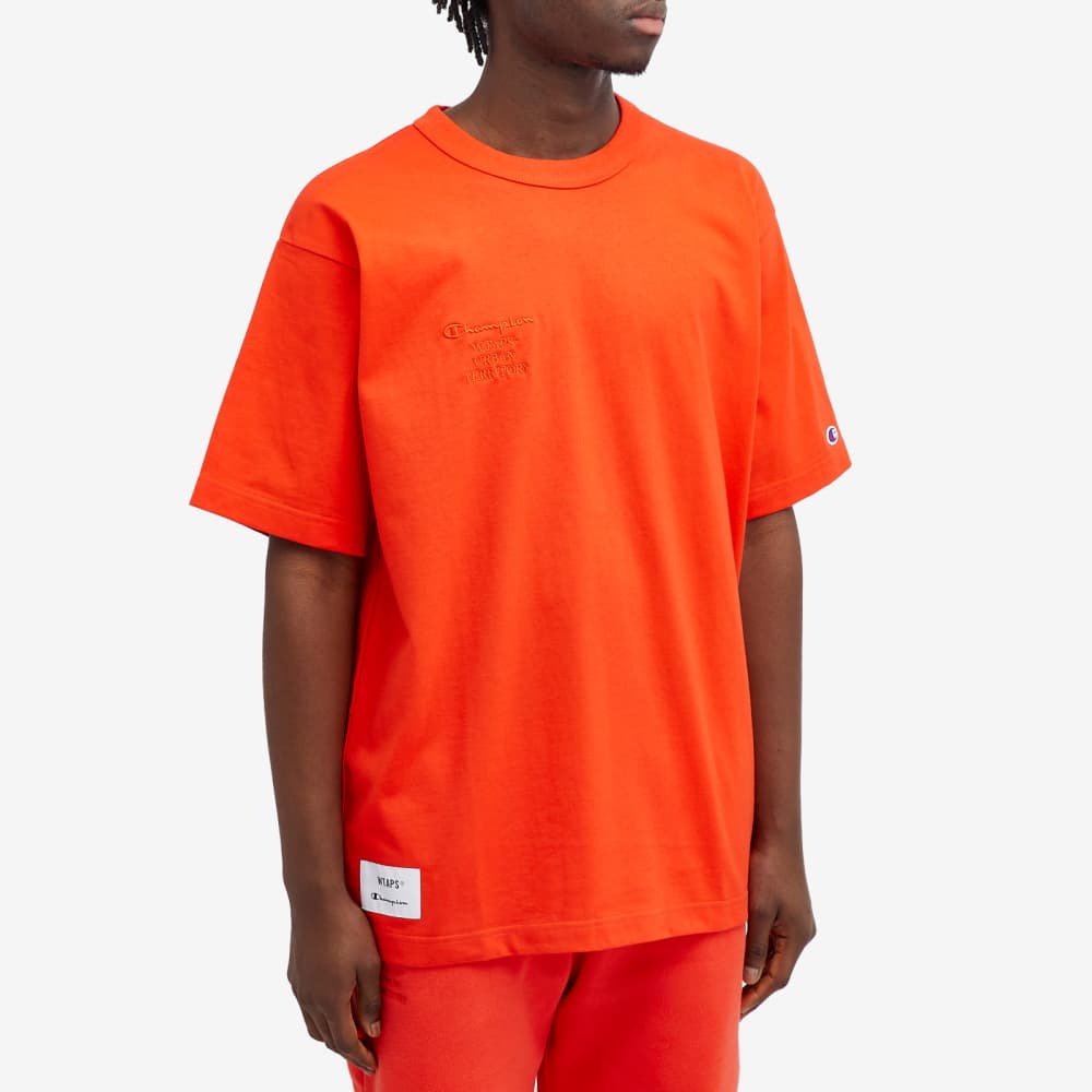 WTAPS x Champion Academy T-Shirt 'Orange' | MRSORTED