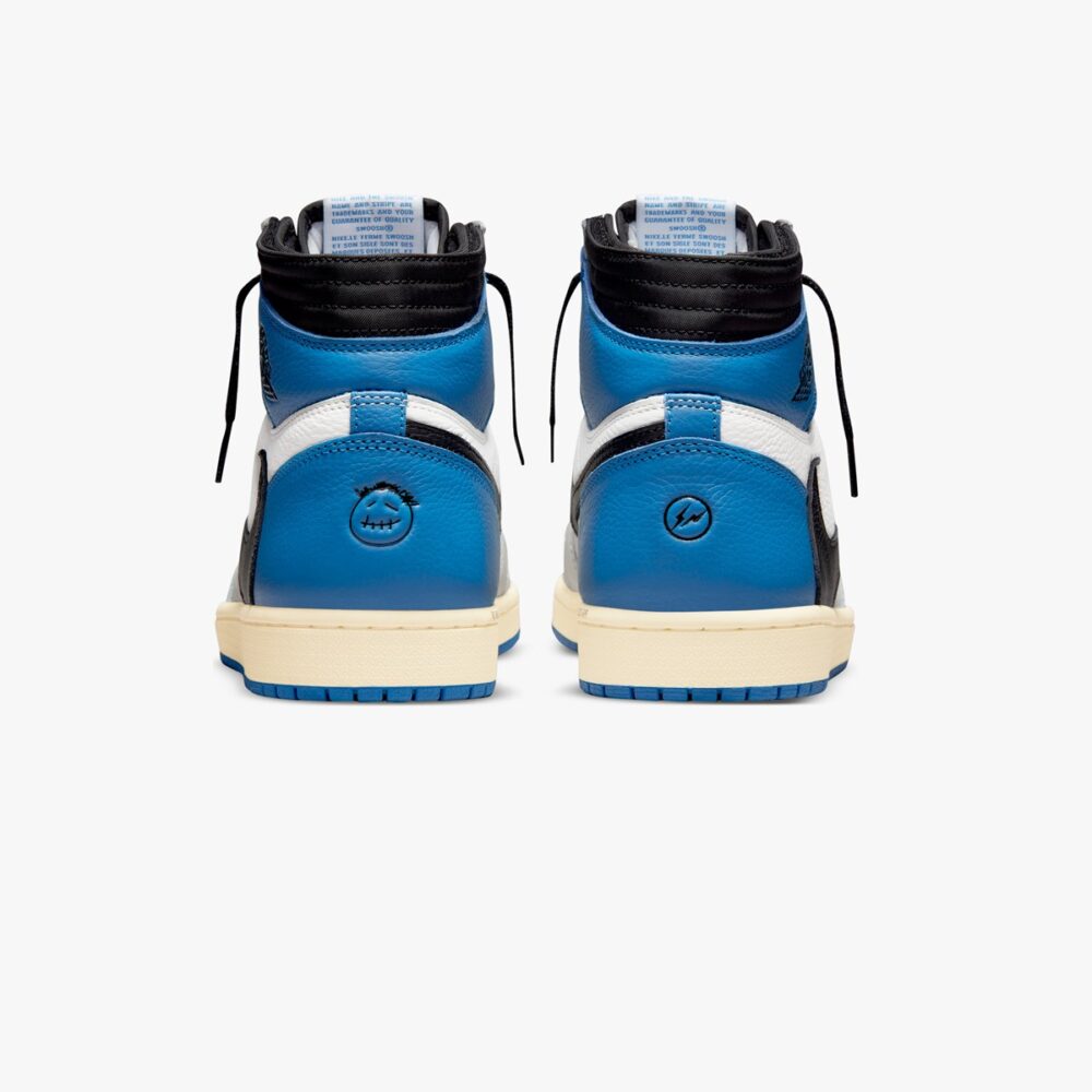 Air Jordan 1 High x Fragment x Travis Scott 'Sail & Military Blue'