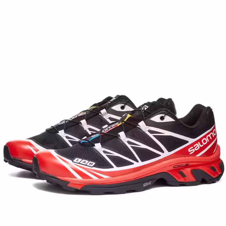 Salomon XT-6 'Black & Racing Red'