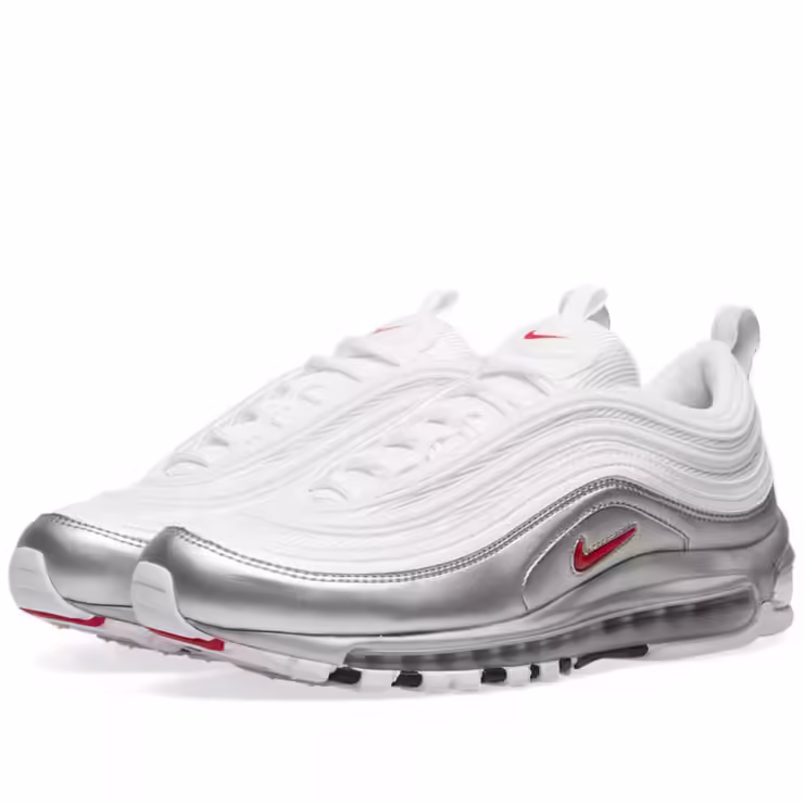 Nike Air Max 97 B-Sides 'White & Silver'